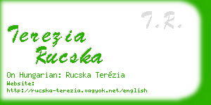 terezia rucska business card